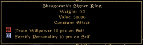 Sheogoraths Signet Ring